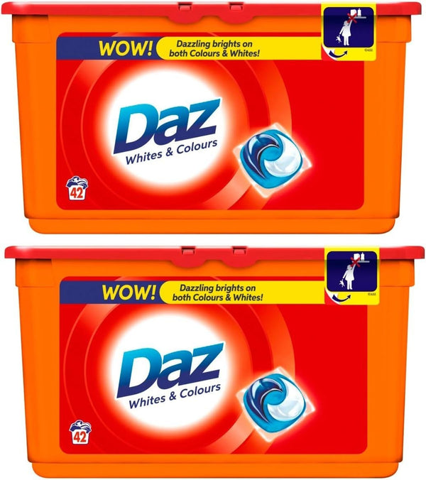 Daz 3 in 1 Pods Laundry Detergent Capsules 84 Wash Pack