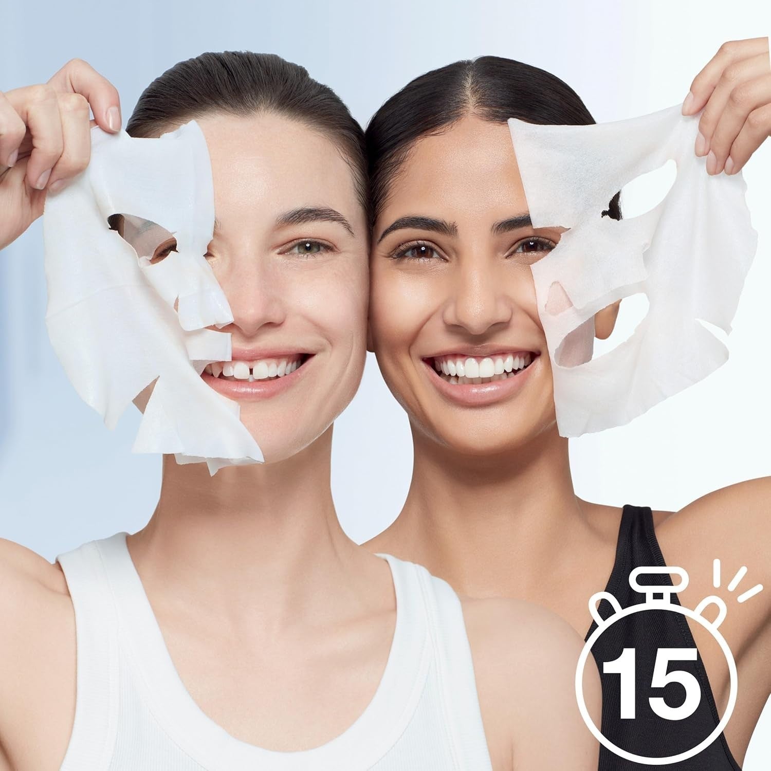 Garnier Sheet Mask Collection Set Face & Eye Masks Hyaluronic Acid Vegan 10pcs by Garnier