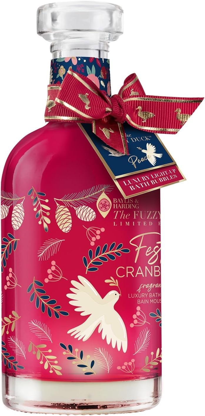 Baylis & Harding Fuzzy Duck Winter Wonderland Light Up Bath Bubbles Vegan by Baylis & Harding