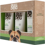 Bulldog Skincare Trio Gift Set | Vegan Men’s Grooming | Face Wash & Moisturizer by BULLDOG