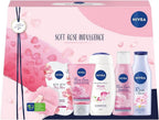 NIVEA Soft Rose Indulgence Gift Set | 7 Pc Women’s Skincare Pampering Rose Pack by NIVEA