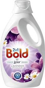 Bold 2-in-1 Washing Liquid Lavender & Camomile 3L 60 Washes Laundry Detergent by BOLD