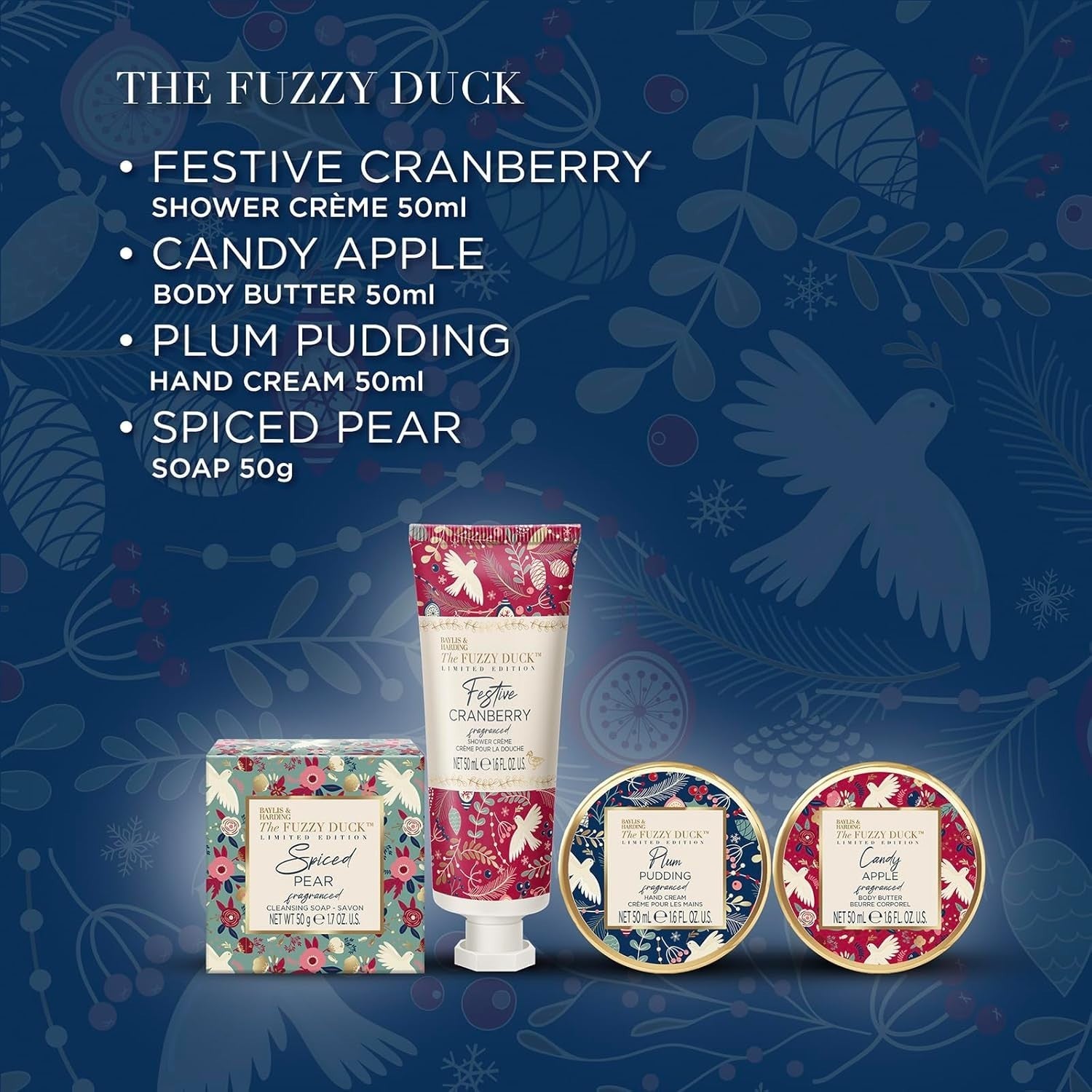 Baylis & Harding Fuzzy Duck Winter Wonderland Pamper Tin Gift Set Vegan Friendly by Baylis & Harding