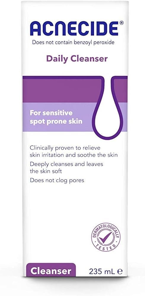 Acnecide Daily Cleanser 235ml | Foaming Face Wash with Salicylic Acid Sensitive by Acnecide