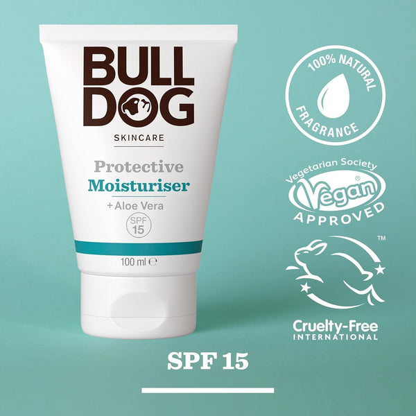Bulldog Protective Moisturiser SPF15 100ml For Men Hydrating