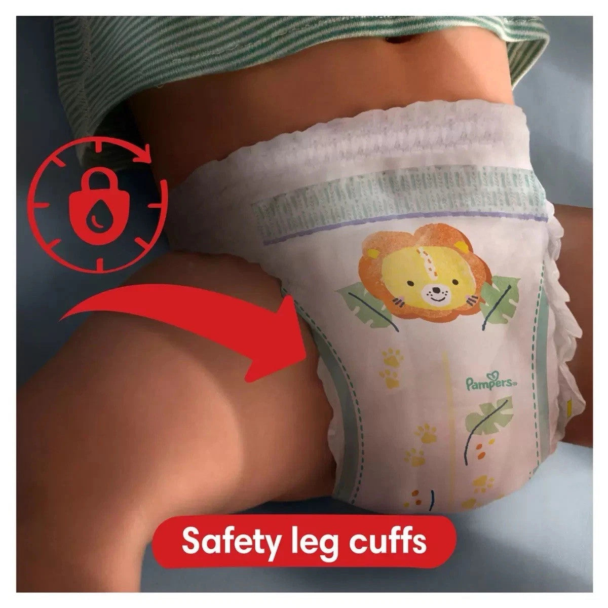 Pampers Baby Dry Nappy Pants Size 4, 9-15kg, Jumbo+ Pack 2x72 Disposable Diapers by Pampers