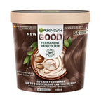 Garnier Good Permanent Hair Dye Kit 5.0 Coffee Roast Brown 100% Grey Coverage by Garnier