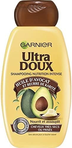 Garnier Ultra Doux Shampoo Avocado Oil & Shea Butter 250ml | Dry Frizzy Hair by Garnier