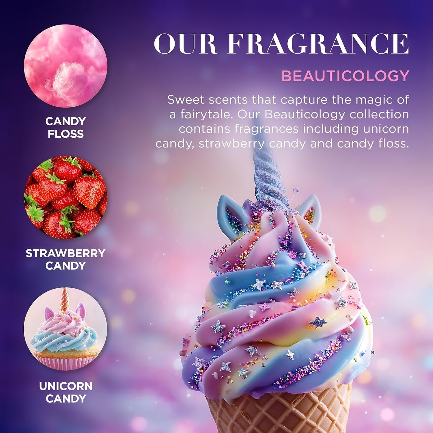 Baylis & Harding Beauticology Cosmic Unicorn Beauty Pencil Case Gift Set Vegan by Baylis & Harding