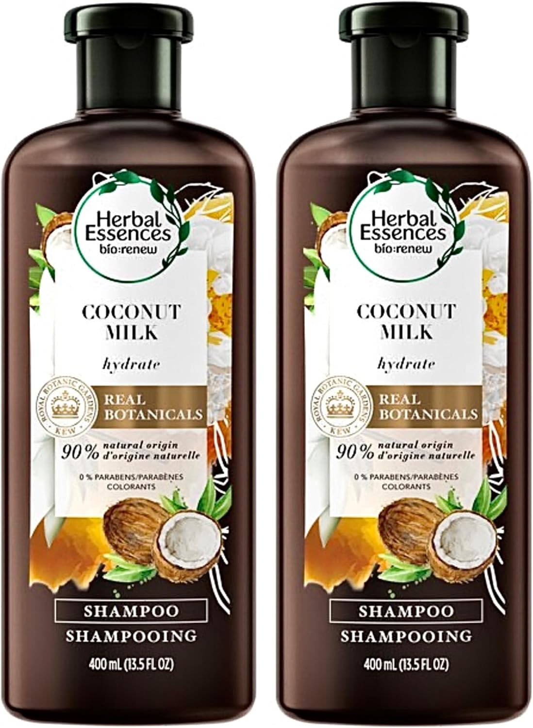Herbal Essences Coconut Milk Shampoo 13.5 fl oz 2-Pack – Hydrate & Nourish Hair by Herbal Essences