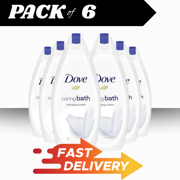 Dove Indulging Cream Bath 720ml Six Pack Moisturising Wash