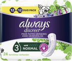 Always Discreet Normal Pads for Incontinence 24 Count Pack by Always