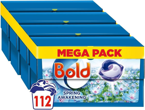 Bold All In One Pods Laundry Detergent Capsules Spring