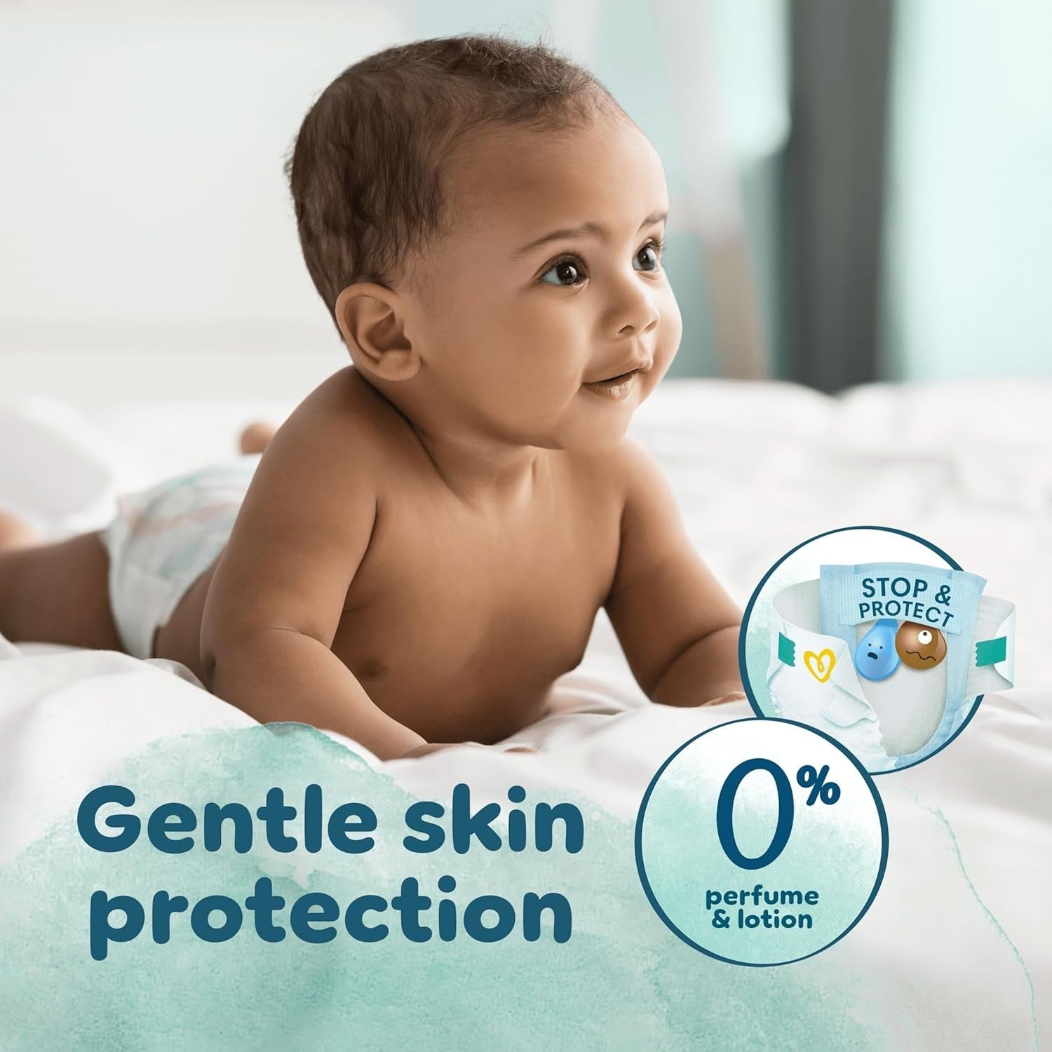 Pampers Harmonie Size 4 Nappies 174 Pack 9-14kg Monthly Baby Diapers Gentle Care by Pampers