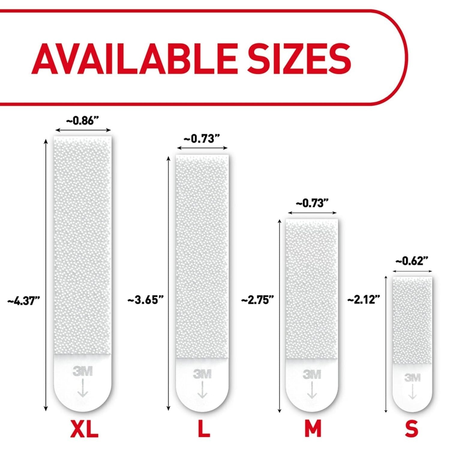 Command XL Picture Hanging Strips 20 Pairs White Heavy Duty 20lb Damage-Free Han by Command