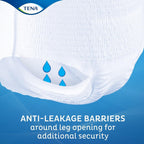 TENA Maxi Pants Size L Unisex 40 Pack Heavy Incontinence Protection, Dual Absorb by Tena
