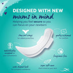 Lil-Lets Maternity Towels Extra Long Maxi Pads with Wings, 3 Packs (30) by Lil-Lets