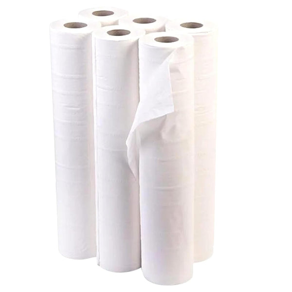 Massage Table Paper Cover – 6 Pack Disposable Couch Roll | 20 Inch x 40M 2 Ply