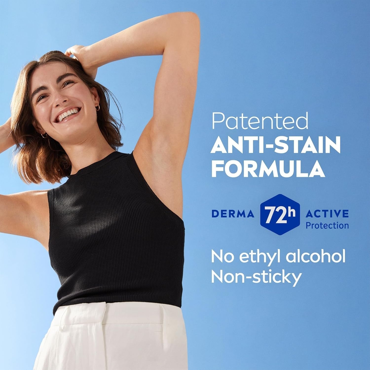 NIVEA Black & White Silky Smooth Deodorant Spray 250ml x6 Women 72H by NIVEA