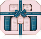 Baylis & Harding Jojoba Vanilla & Almond Luxury Bath Gift Set | Vegan Friendly by Baylis & Harding