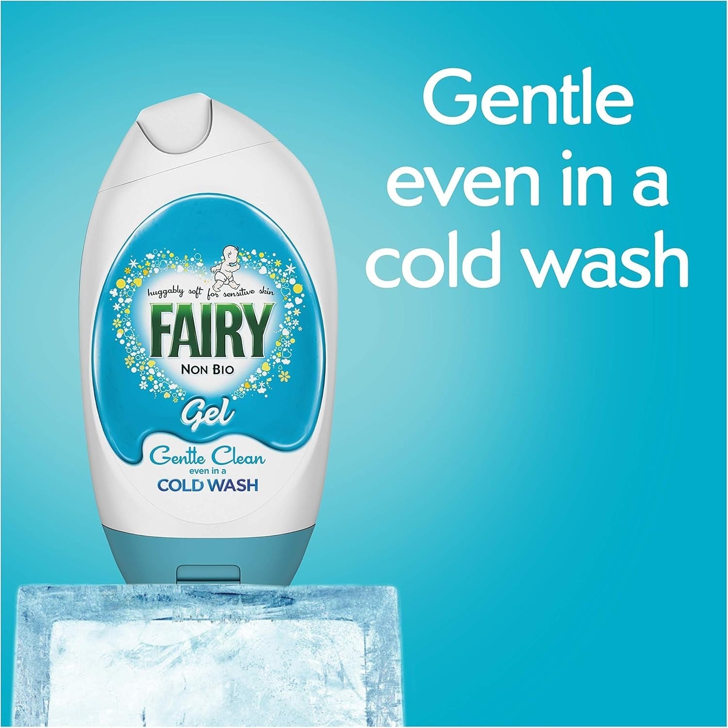 Fairy Non Bio Washing Gel 1.295L | Sensitive Skin Laundry Detergent 35 Washes by Fairy
