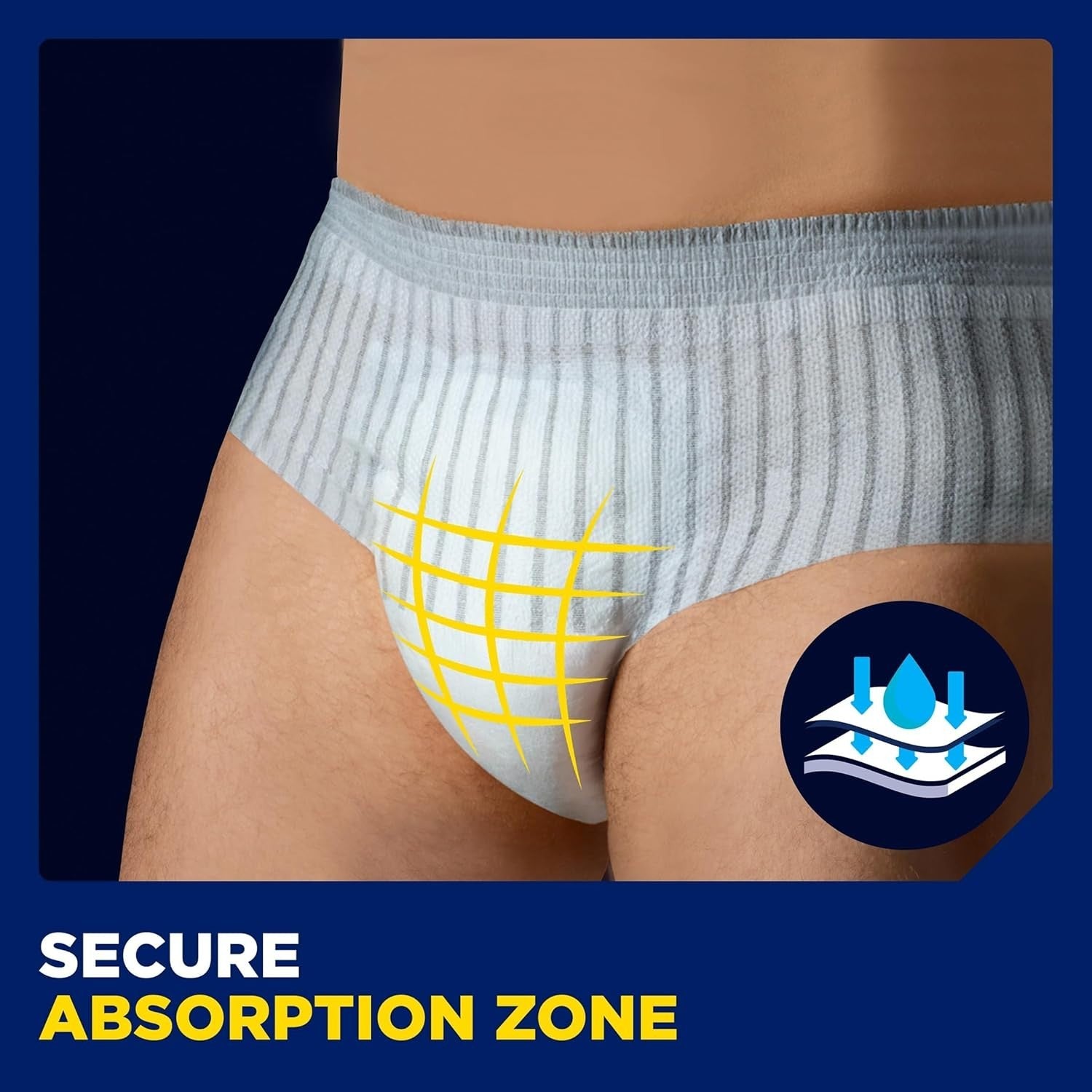 TENA Men Protective Underwear Medium Level 4 | 48 Incontinence Pants Discreet by Tena