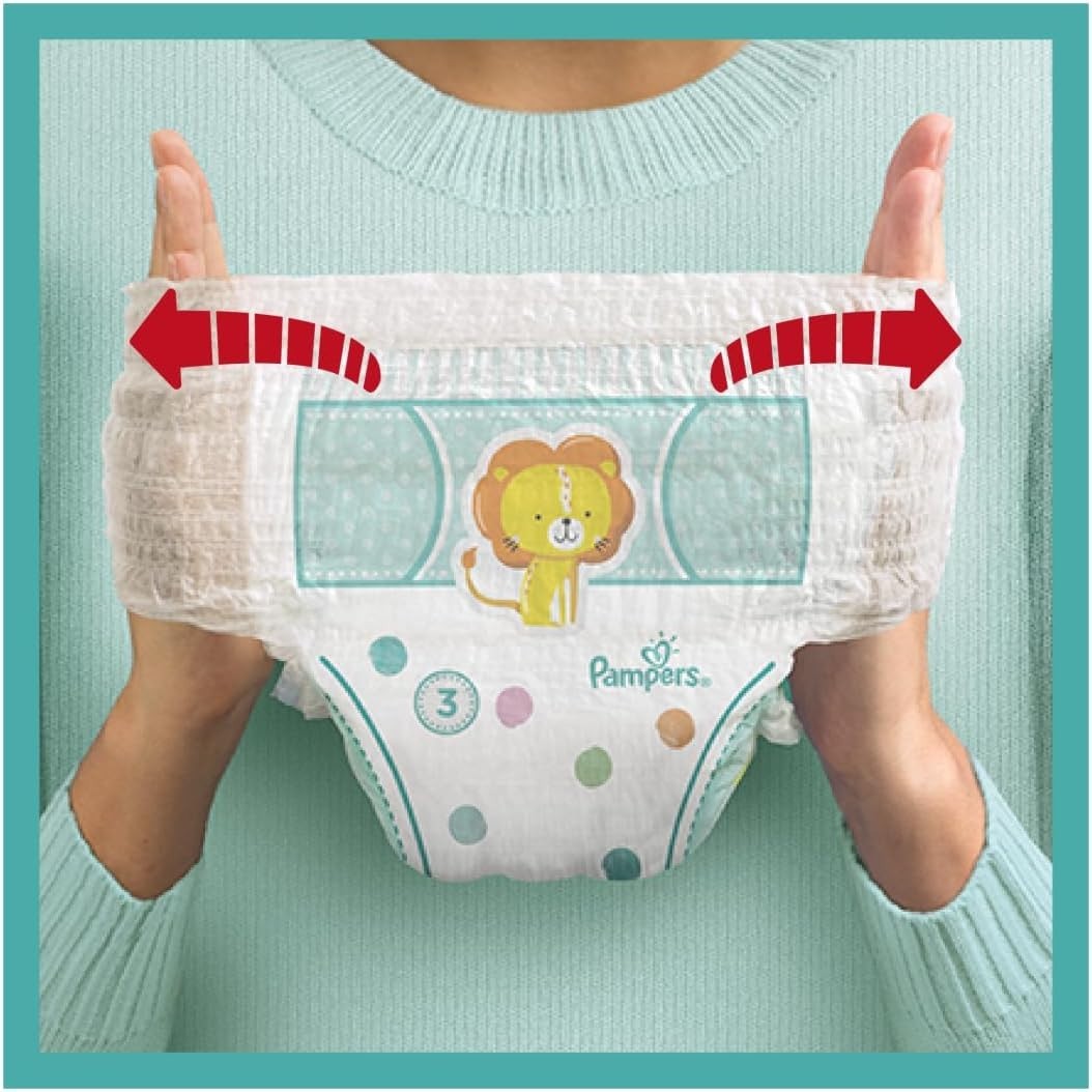Pampers Jumbo Diapers Size 8, 96pcs, 19kg+ | 360° Fit & Leak Protection by Pampers