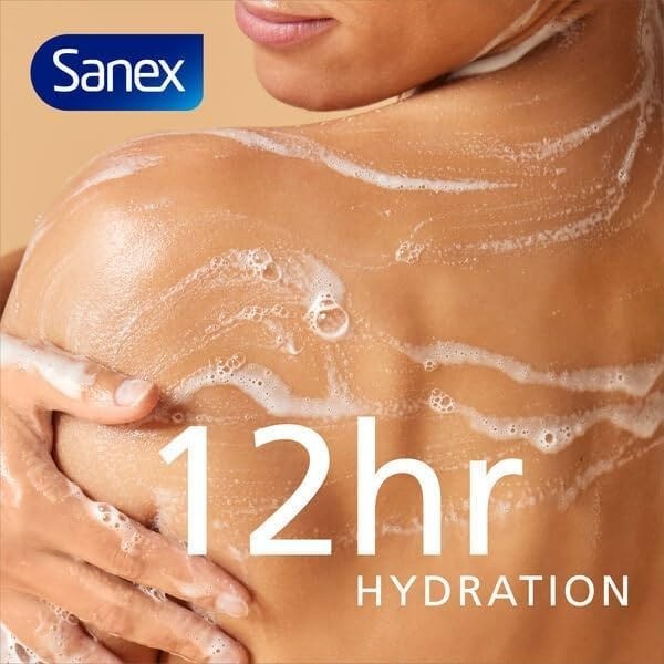 Sanex BiomeProtect Dermo Pro Hydrate Shower Cream 415ml x3 Very Dry Skin Care by Sanex
