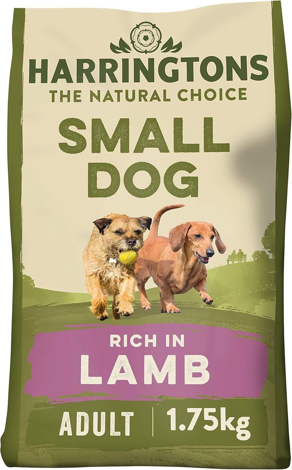 Harringtons Small Dog Food Lamb & Rice 4x1.75kg | Natural Dry Complete Meal