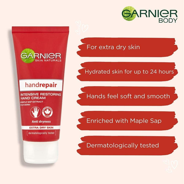 Garnier Hand Repair Cream 100ml | Intensive Moisturiser for Dry Sensitive Skin