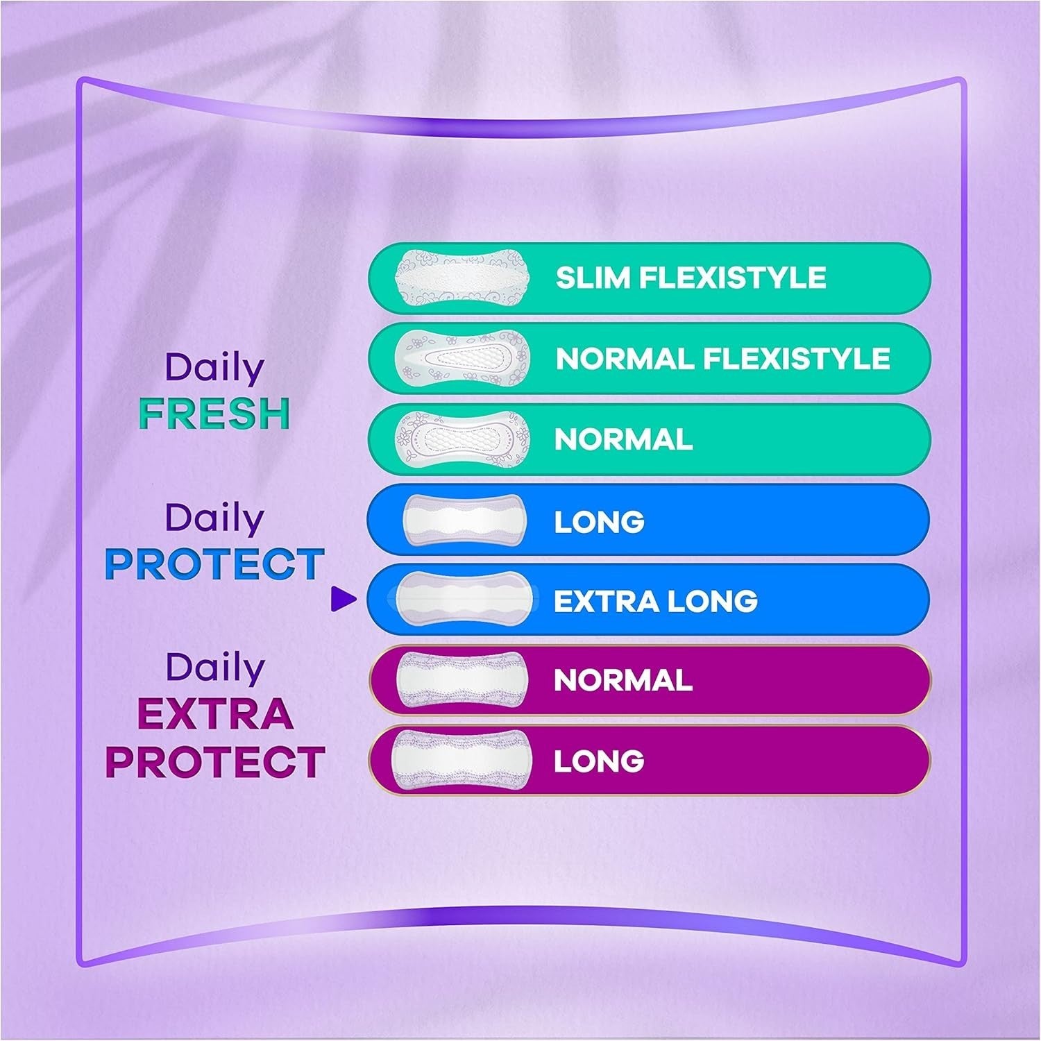 Always Daily Protect Extra Long Odour Lock Liners 152 Count by Always