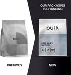 Bulk Pure Whey Protein Powder Strawberry | Low Sugar Muscle Recovery Shake by Bulk