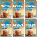 NESCAFÉ Cappuccino Decaf Unsweetened Coffee Sachets x42 | Pack of 6 Boxes by NESCAFÉ