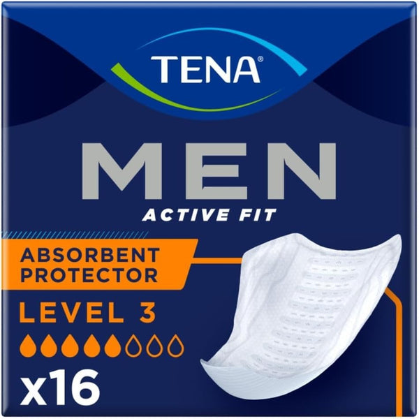 Men Incontinence Pads - TENA Level 3 Disposable Bladder Leak Protection | Maximum Absorbency & Comfortable Fit