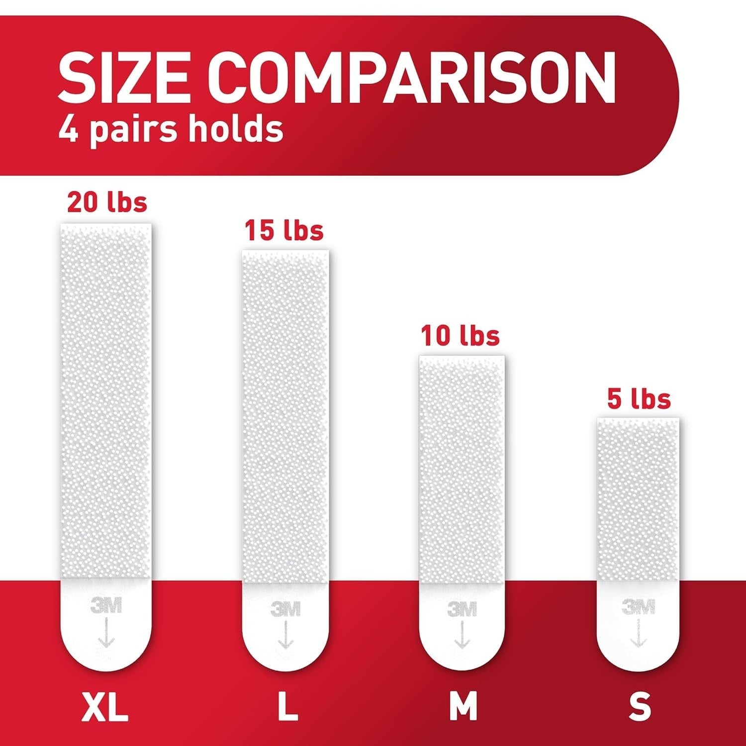 Command XL Picture Hanging Strips 20 Pairs White Heavy Duty 20lb Damage-Free Han by Command