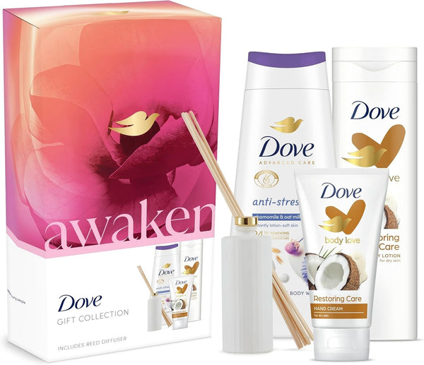 Dove Awaken Collection Gift Set For Her Reed Diffuser