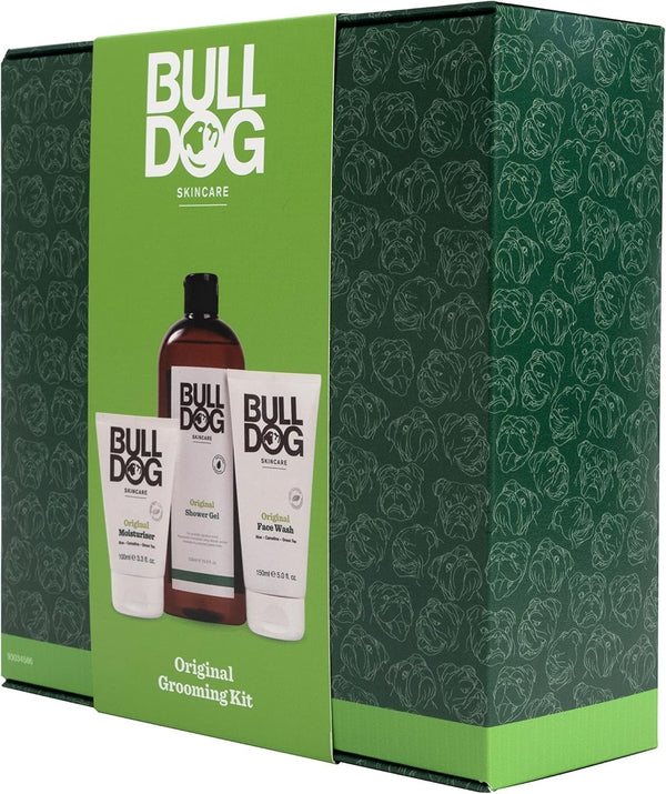 Bulldog Skincare Mens Grooming Kit Face Wash Moisturiser