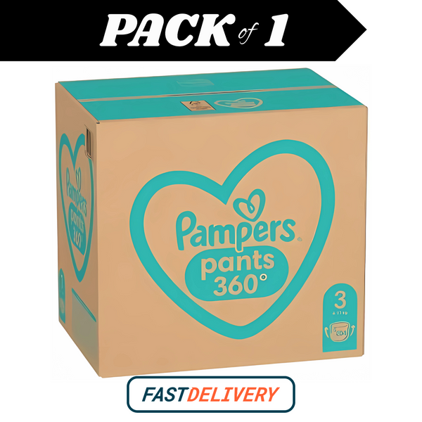Pampers Pants Size 3 – 204 Baby Diapers | Leak Guard, Stretchy Waistband & Easy Change