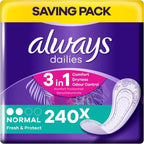 Always Pantyliners Normal 240 Liners Odour Neutraliser by Always