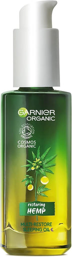 Garnier Organic Hemp Multi-Restore Night Sleeping Oil 30ml Sensitive Skin by Garnier