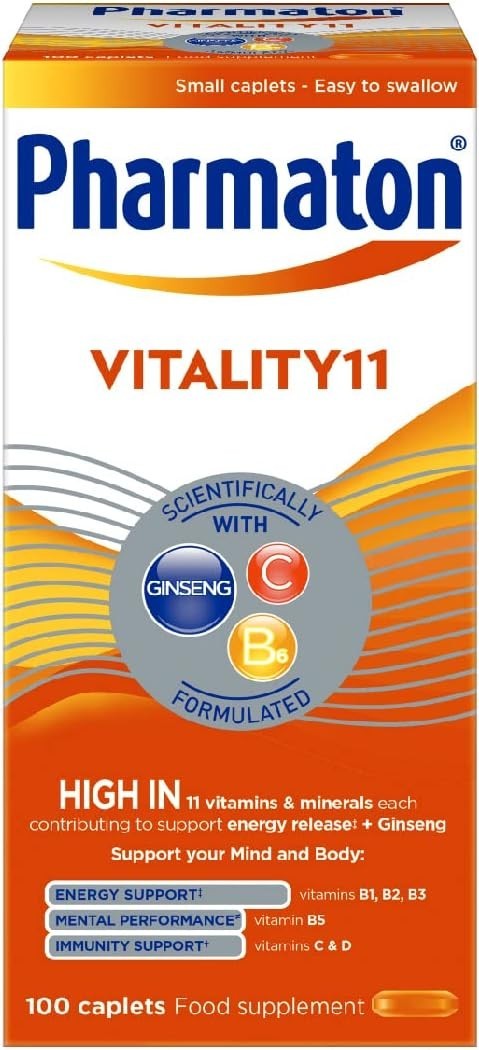 Pharmaton Advance Multivitamin & Mineral 100 Capsules with Selenium for Immunity
