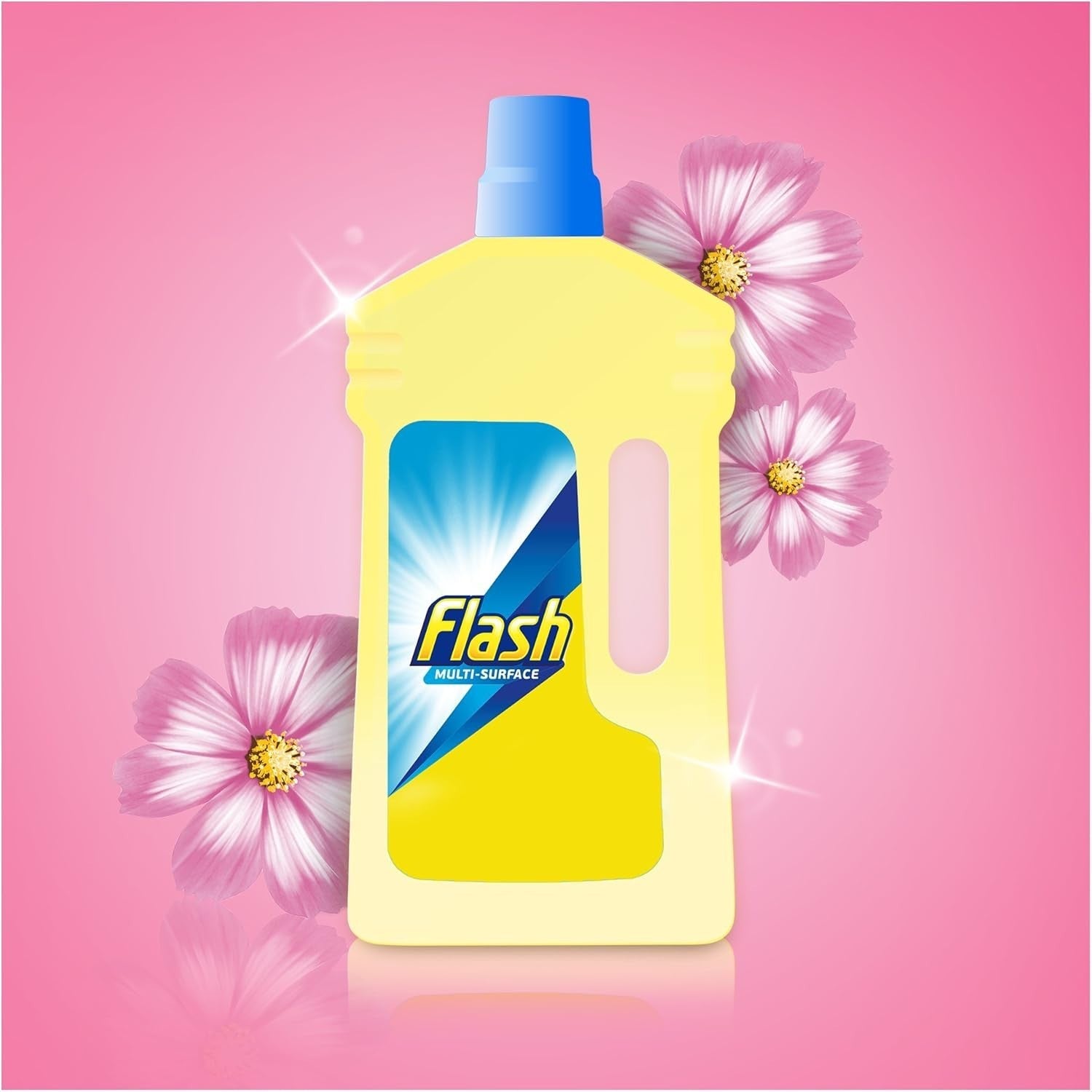 Flash All Purpose Multi Surface Cleaner Liquid 7.8L (6 x 1.3L) Cherry Blossom by Flash