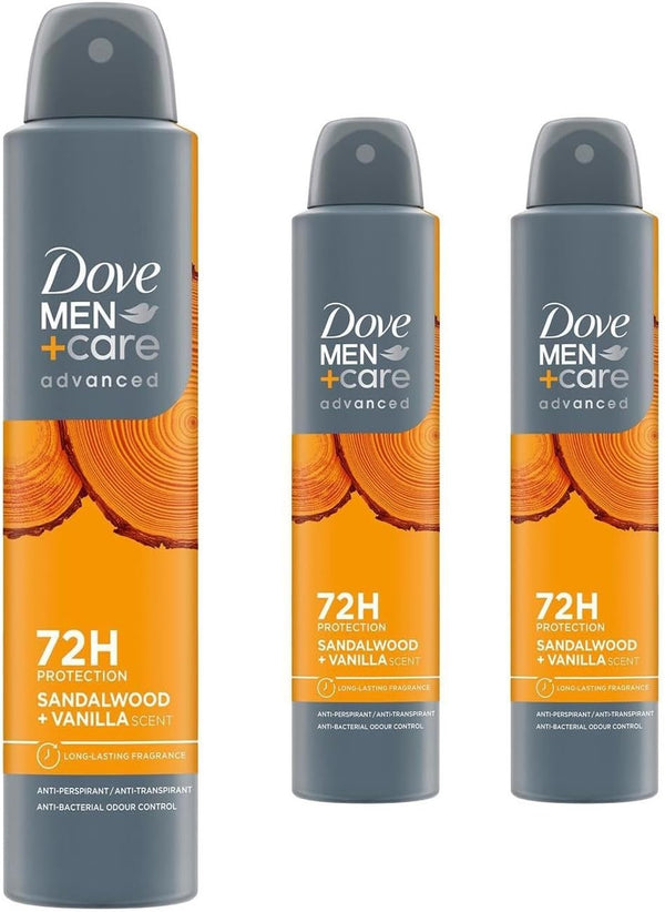 Dove Men Care Sandalwood Vanilla Anti Perspirant Spray 3