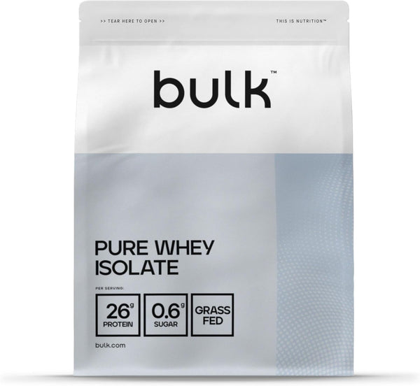 Bulk Pure Whey Protein Isolate Powder 1kg Unflavoured