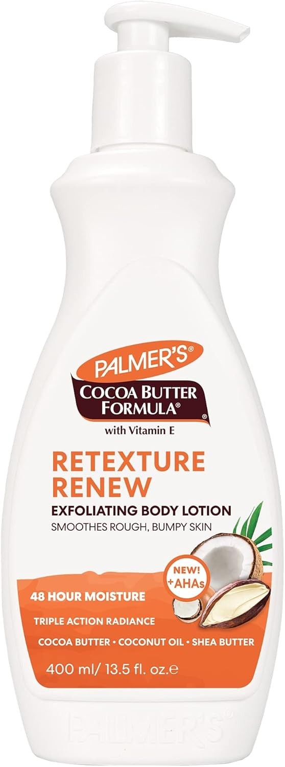 Palmer’s Cocoa Butter Exfoliating Body Lotion 400ml | Renew & Hydrate Dry Skin
