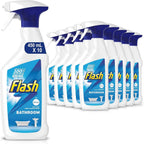 Flash Bathroom Cleaning Spray 450ml x10 | Removes Soap Scum & Fresh Scent by Flash