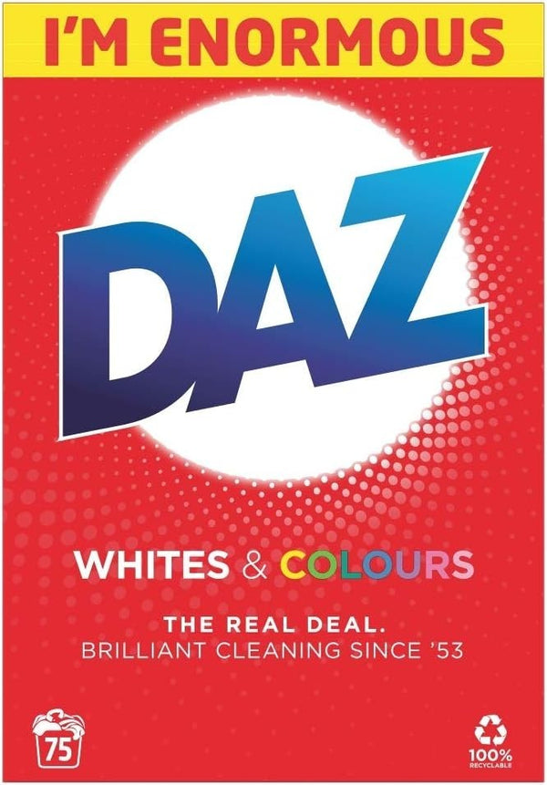 Daz Fragrance Free Colour Safe Washing Powder 75 Washes