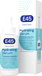 E45 Face Hydrating Serum 30ml | 48h Hyaluronic Acid for Dry Sensitive Skin by E45