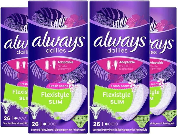 Always Dailies Flexistyle Slim Pantyliners Fresh Scent