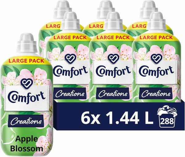 Comfort Creations Apple Blossom Fabric Conditioner 6x1440ml